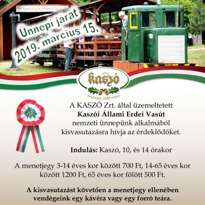Kaszó - Ünnepi járat
